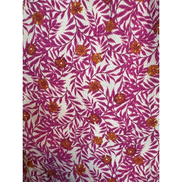 Anthropologie Pink Floral High Waisted Pull on Jogger Pants Size M - Picture 6 of 13
